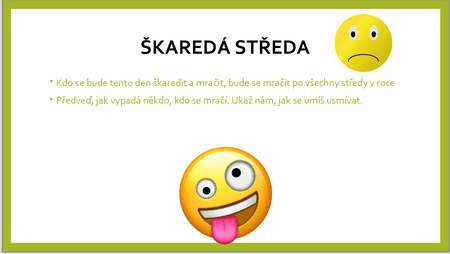 škaredá středa